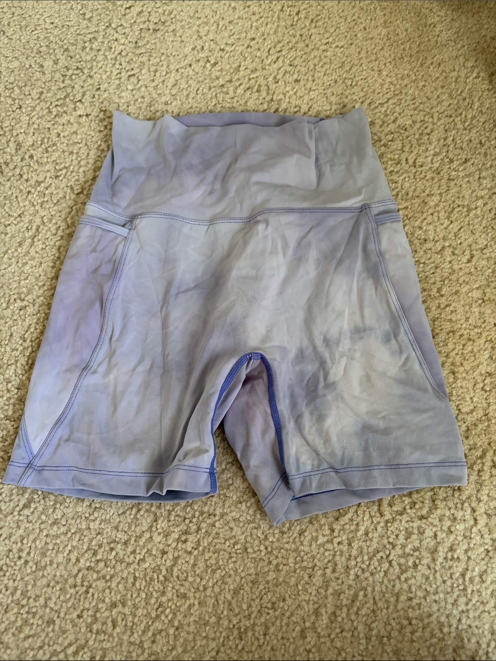 Born Primitive Lavender High-Rise Athletic Bike Shorts